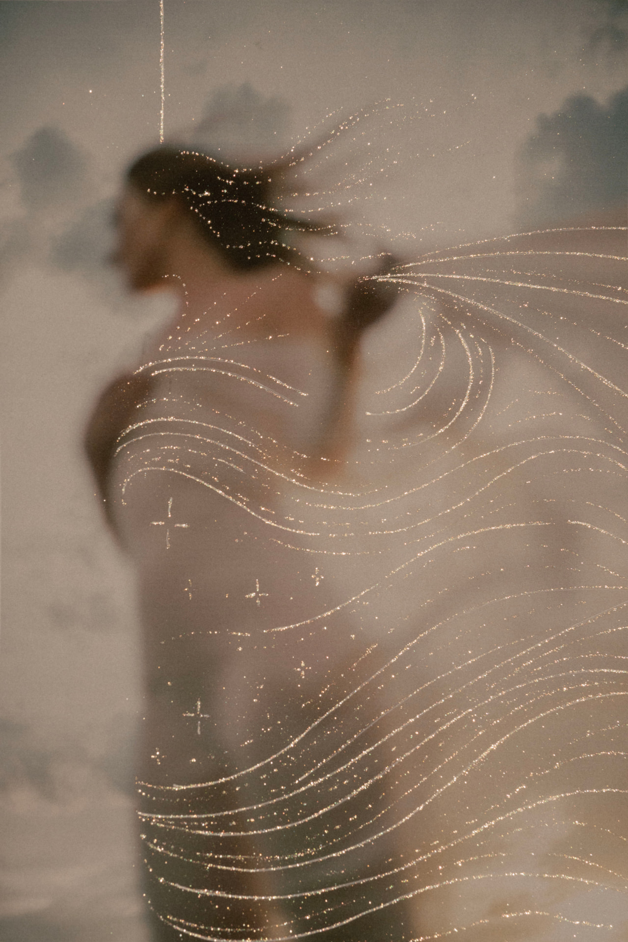 An ethereal priestess portrait of Britta Kristin